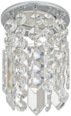 Встраиваемый светильник хрустальный Dio D'Arte Osimo Nickel GU10.5.14.8.123 N (220V, круглые)