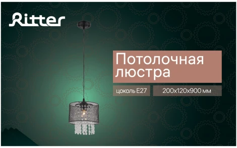 Подвесной светильник Ritter Ferrara 52534 9