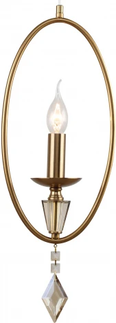 Подвесной светильник Grace 1053/05/01P (220V, хрусталь, подвески, на проводе, подсвечник, свеча, кольцо)