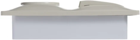 Розетка встраиваемая с заземлением с трехклавишным выключателем (бежевый) Systeme Electric GSL000276