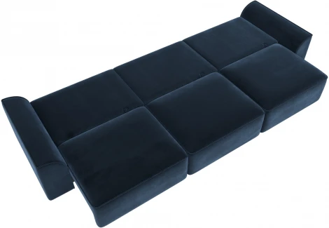 Диван прямой Лига-048 НПБ Лонг Лига Диванов (Велюр) арт.128256