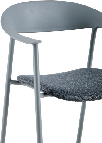Стул Eila с подушкой пластик серый Stool Group арт.УТ000039777
