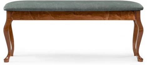 Банкетка Хиль орех / зеленая 515160 Woodville