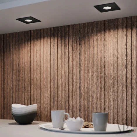 Встроенный точечный светильник APL LED Ingrid 3322.TCH111S/BK