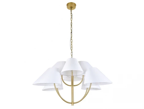 Подвесная люстра Newport 3920 3928/С brass (220V, на цепи)