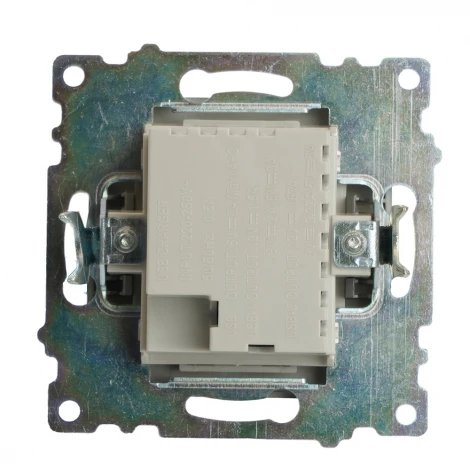 Розетка USB Type A+С (графит) Stekker Катрин 50052