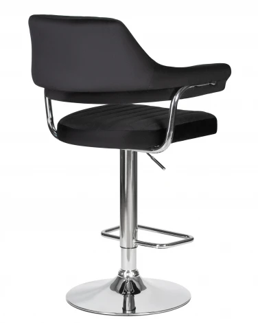 Набор 2 шт стул барный DOBRIN CHARLY (черный велюр (MJ9-101))