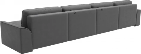 Диван п-образный Лига-048 НПБ лонг Лига Диванов (Замша) арт.128362