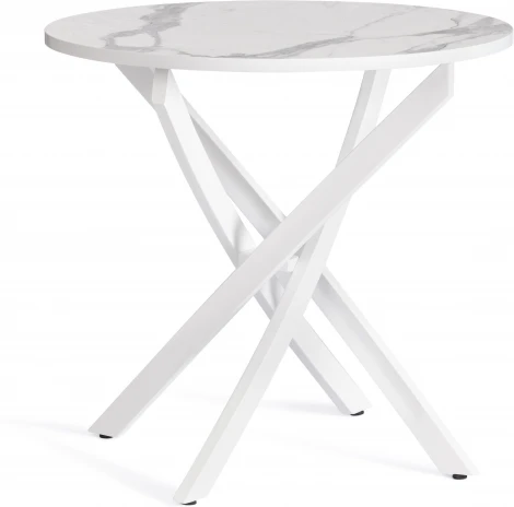 Кухонный стол Tetchair MANZANA (ЛДСП,HPL,Металл/Белый)