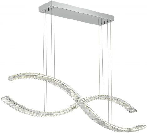 Подвесной светильник ST Luce Aceno SL6206.103.50 Хром/Прозрачный LED 1*50W 3000K (220V, на тросе)