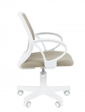 Кресло Chairman Kids 112 Россия ткань В оливка, белый пластик