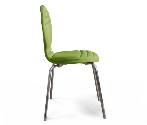 Стул SHT-S11 мягкий зеленое яблоко/хром от фабрики Sheffilton