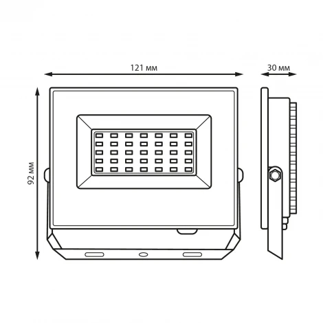 Прожектор уличный светодиодный Gauss GFD002