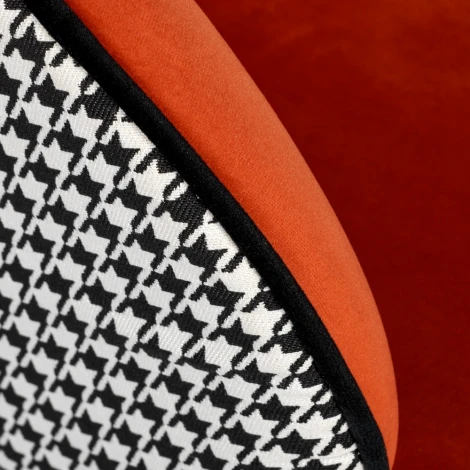 Стул Paola оранжевый с жаккардом Bradex Home RF 0260