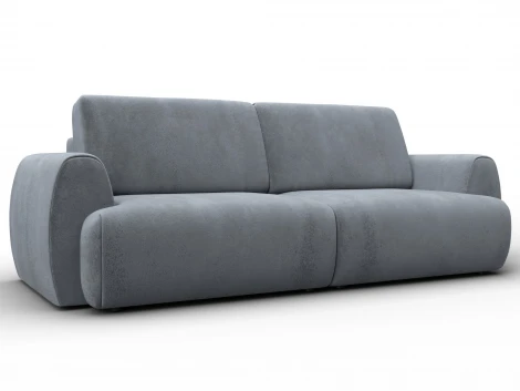 Диван прямой Лига-115 НПБ (ДСП,Фанера,Велюр/Серый) Лига Диванов 136933