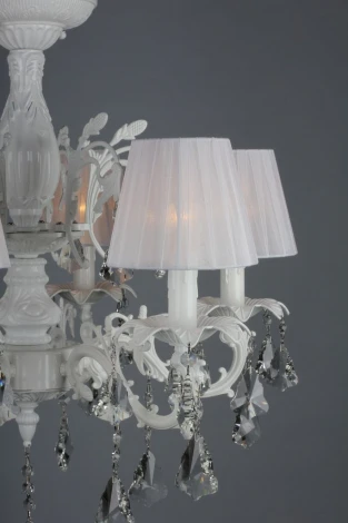 Подвесная люстра Omnilux Catanzaro OML-30807-06 (220V, на цепи, подсвечник, свеча)