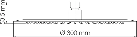 Верхний душ Wasserkraft Mindel A161