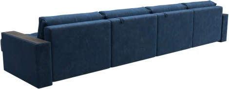 Диван П-образный с декором Лига-049 НПБ Лонг Лига Диванов (Велюр) арт.128566