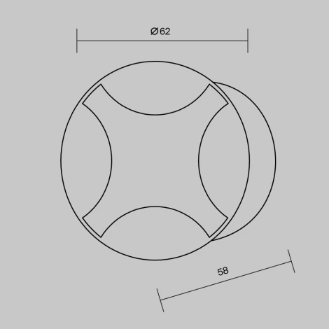 Архитектурная подсветка Maytoni Biscotti O036-L3B3K (LED, 220V, круглые, IP65)