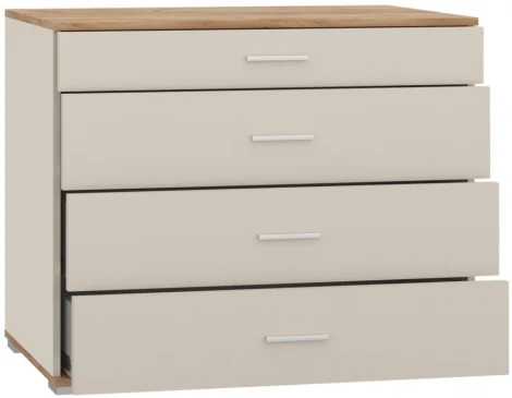 Комод Woodville Кассандра 92 дуб крафт золотой / кашемир 559211