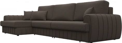 Диван угловой Лига-057 НПБ Лонг угол левый Лига Диванов (Рогожка) арт.129293L