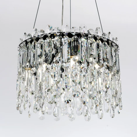Подвесная люстра хрустальная Modelux MODELUX ML.837.8 CR