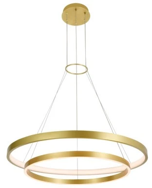 Подвесной светильник ярусный Newport 15000 15109/S brass (LED, 220V, на проводе, кольцо)