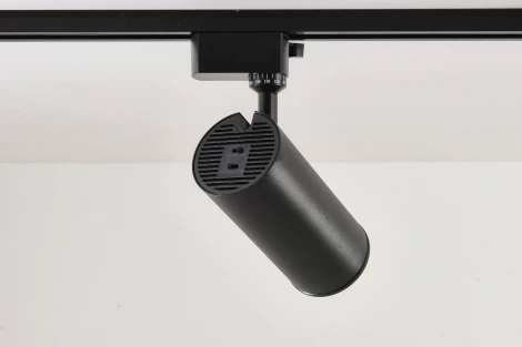 Трековый светильник однофазный светодиодный 30W 220V Crystal Lux CLT 0.31 021 BK 3CCT ZOOM