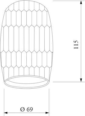 Точечный светильник накладной Elektrostandard DLN104 GU10