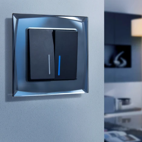 Рамка на 1 пост Diamant (черный) Werkel W0011208 (a051444)