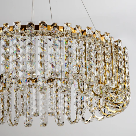 Подвесная люстра Zortes Amanda ZRS.30514.22 (LED, 220V, хрусталь, на тросе, круглые, IP21)