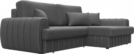 Диван угловой Лига-057 НПБ угол правый Лига Диванов (Замша) арт.129285