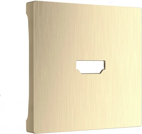 Накладка для розетки HDMI (шампань рифленый) Werkel WL10-HDMI-CP (a041305)