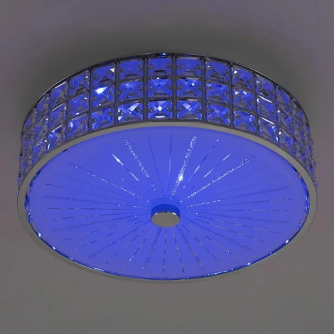 Потолочная люстра RGB на штанге Citilux Портал CL32413G1 (LED, 220V, пульт управления, круглые)