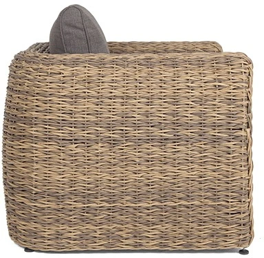 "Кальяри" кресло из искусственного ротанга (гиацинт), цвет соломенный 4SIS арт.УТ-00001979