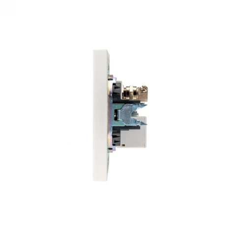 Розетка компьютерная RJ45 кат6 + TV с/у жемчуг Kranz Strong KR-78-0722-4