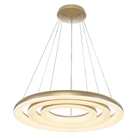 Подвесная люстра светодиодный Юпитер Смарт Citilux CL730A152S Золото