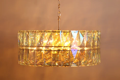 Подвесная люстра Abrasax Frieda L.9301-24GO (220V, на цепи, круглые)