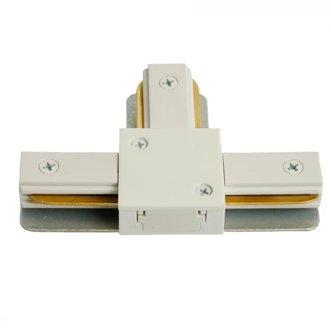 Коннектор Т-образный однофазный для шинопровода белый Feron LD1019 51895