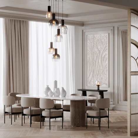 Подвесной светильник Maytoni Smart Casual MOD414PL-06B (220V, на проводе)