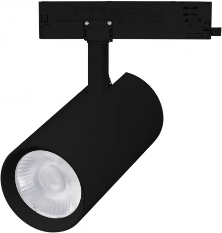 Трековый светильник трехфазный LED LGD-GERA-4TR-R90-40W Warm3000 (BK, 24 deg, 230V) (Arlight, IP20 Металл) 055163