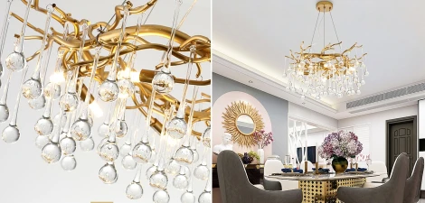 Подвесная люстра Droplet Chandelier ImperiumLoft 40.2697-0 (148052-22) (220V, на тросе)