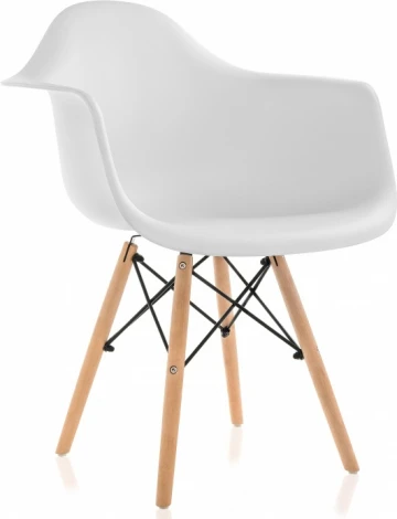 Стол кухонный Woodville Амител white / wood