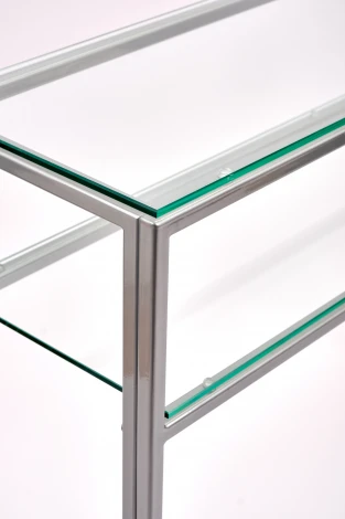 Консольный стол AllConsoles 1041-CS clear серебряный