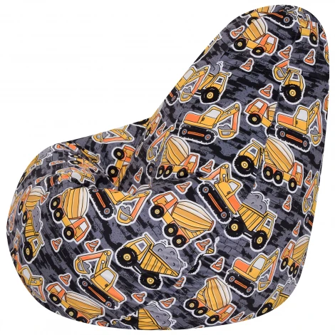 Кресло мешок Dreambag Груша Стройка (L, Классический) 5031911