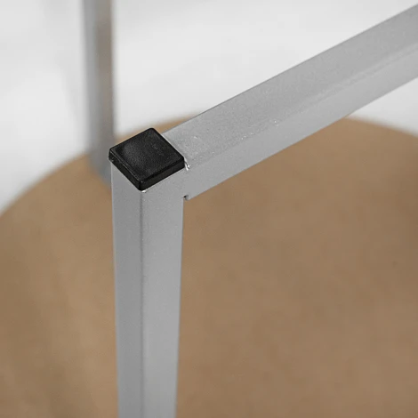 Стол журнальный BeautyStyle 27 дуб дымчатый/металлик Mebelik арт.009006