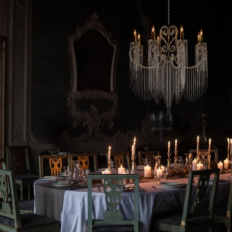 Подвесная люстра Loft It Wonderland 10405/8 (220V, на цепи, подсвечник, свеча)