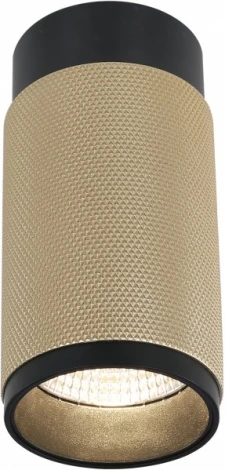 Точечный накладной светильник iLedex Delta 1954-10W-3000K-36 BK+BR (220V, круглые)