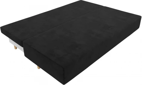 Диван прямой Лига-033 (Черный/Велюр) Лига Диванов арт.121095