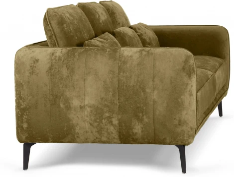 Диван Amsterdam трехместный ОГОГО (арт.786595), (Ткань,Велюр/Коричневый)